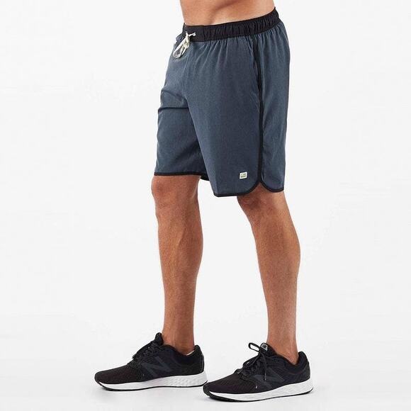 Vuori Men's Banks Short 7" Inseam Blue Size Large Swim to Boardwalk Versatile - Picture 1 of 8